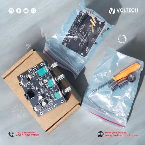 Wuzhi Audio ZK PT1 Hi-Fi 2.0 Bluetooth Preamp (Bluetooth Bass Treble Board) | Voltech Electronics