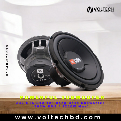 JBL GT5-S12 12&quot; Deep Bass Subwoofer (300W RMS / 1200W Max) | Voltech Electronics