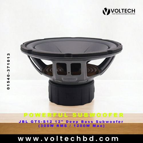 JBL GT5-S12 12&quot; Deep Bass Subwoofer (300W RMS / 1200W Max) | Voltech Electronics