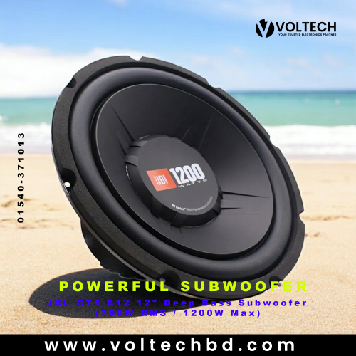 JBL GT5-S12 12&quot; Deep Bass Subwoofer (300W RMS / 1200W Max) | Voltech Electronics