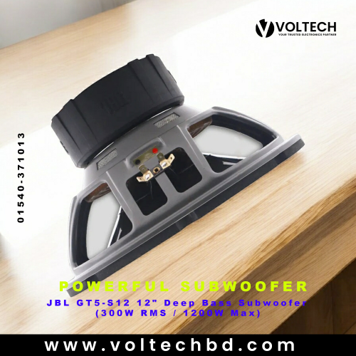 JBL GT5-S12 12&quot; Deep Bass Subwoofer (300W RMS / 1200W Max) | Voltech Electronics