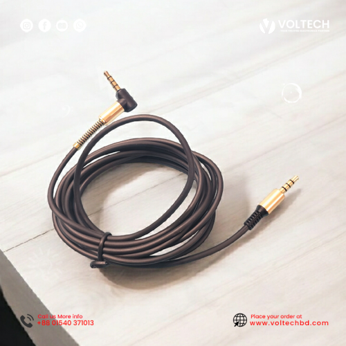 HiFi 3.5mm AUX Male to Male Cable (6 Feet) – Premium Audio Cable at Voltech Electronics