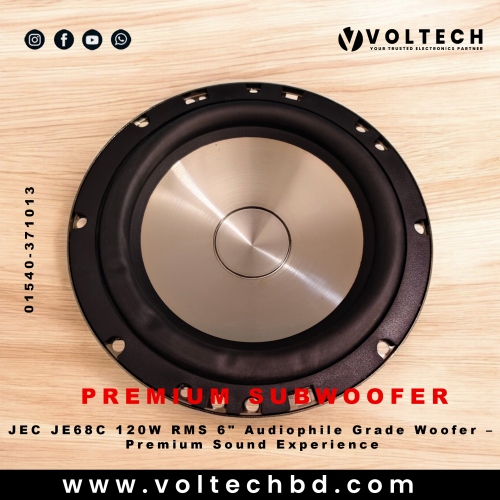 JEC JE68C 120W RMS 6&quot; Audiophile Grade Woofer – Premium Sound Experience
