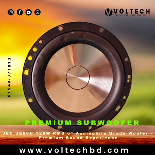 JEC JE68C 120W RMS 6&quot; Audiophile Grade Woofer – Premium Sound Experience
