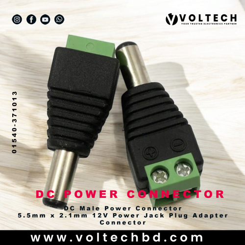 DC Male Power Connector